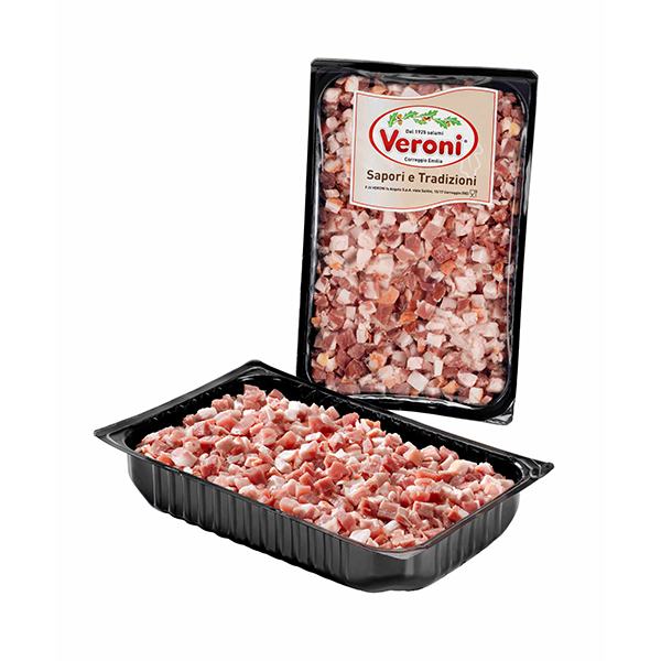 Cubed Smoked Pancetta 1kg Casa di Vini